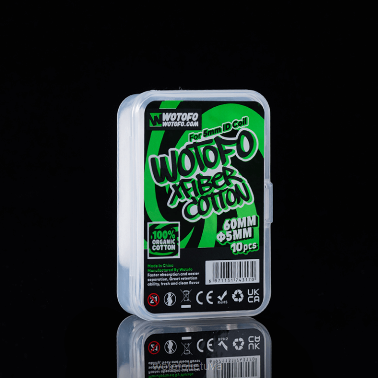 5mm storio 10vnt WOTOFO price - Wotofo xfiber medvilnė id ritei AS76T348