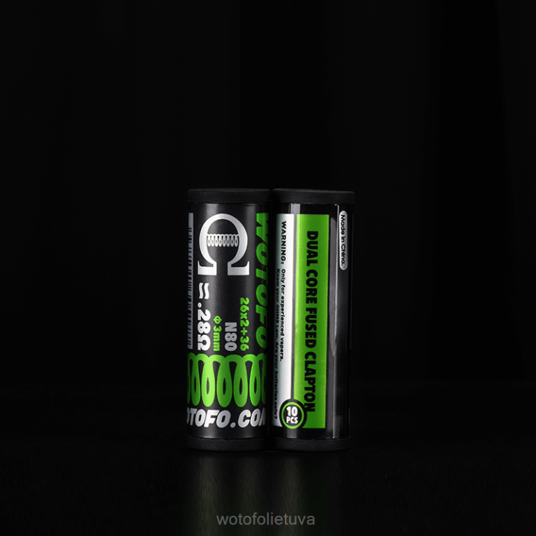 dviejų branduolių lydytas claptonas 0,28 omo 10 vnt WOTOFO flavours - Wotofo iš anksto sukonstruotos ritės AS76T314