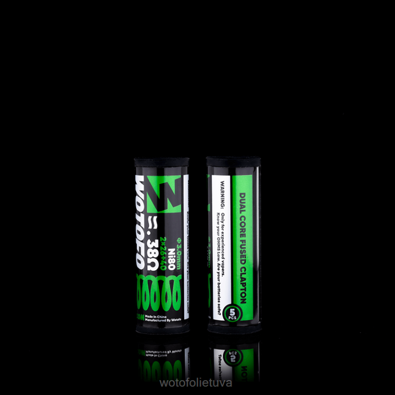dviejų branduolių lydytas claptonas 0,28 omo 10 vnt WOTOFO flavours - Wotofo iš anksto sukonstruotos ritės AS76T314