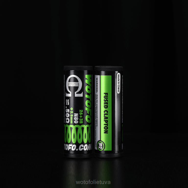 dviejų branduolių lydytas claptonas 0,28 omo 10 vnt WOTOFO flavours - Wotofo iš anksto sukonstruotos ritės AS76T314