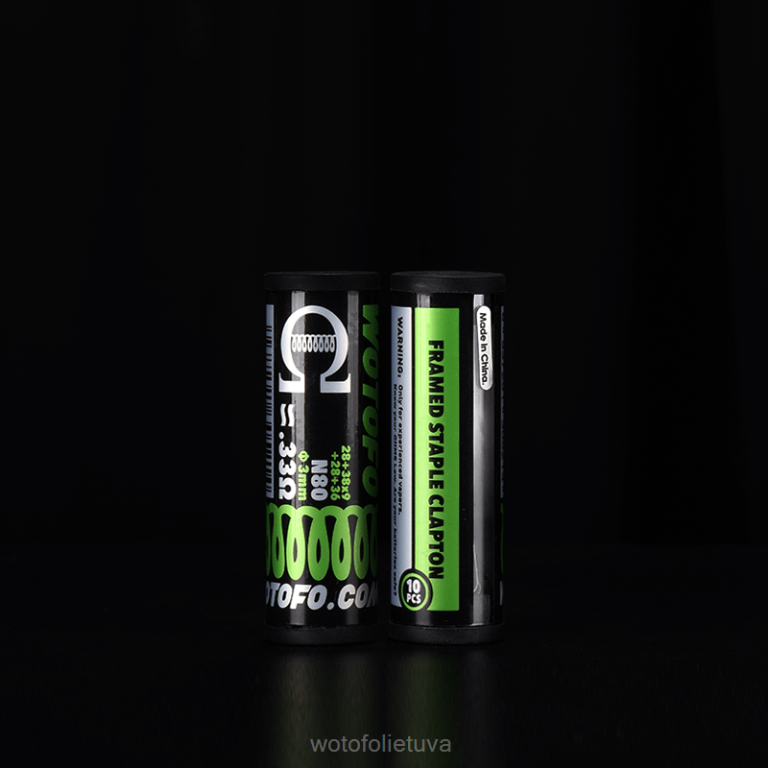 dviejų branduolių lydytas claptonas 0,28 omo 10 vnt WOTOFO flavours - Wotofo iš anksto sukonstruotos ritės AS76T314