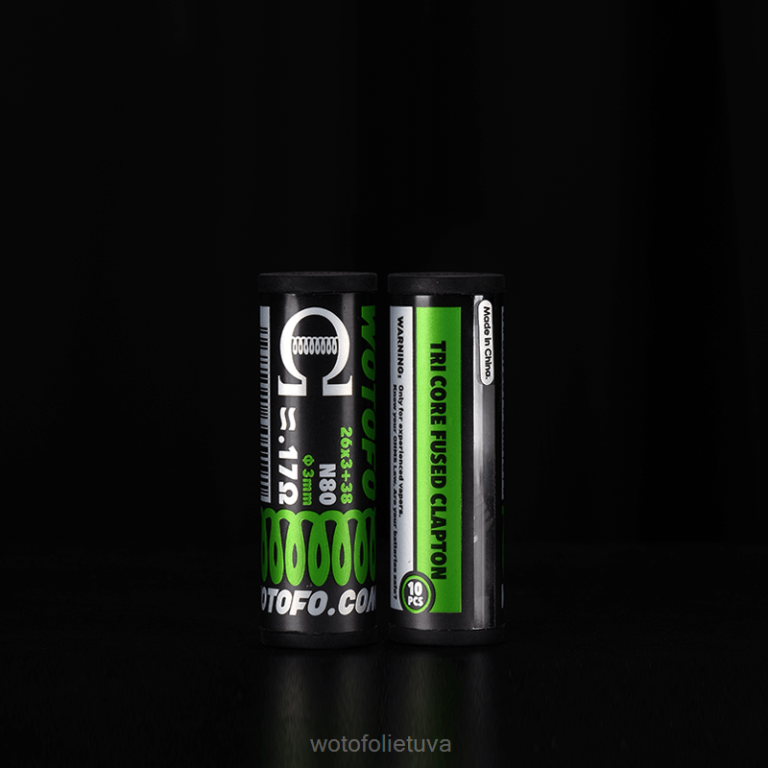 dviejų branduolių lydytas claptonas 0,28 omo 10 vnt WOTOFO flavours - Wotofo iš anksto sukonstruotos ritės AS76T314