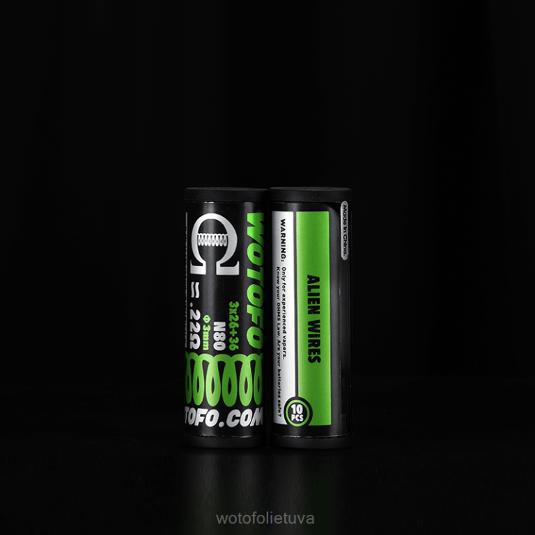 dviejų branduolių lydytas claptonas 0,28 omo 10 vnt WOTOFO flavours - Wotofo iš anksto sukonstruotos ritės AS76T314