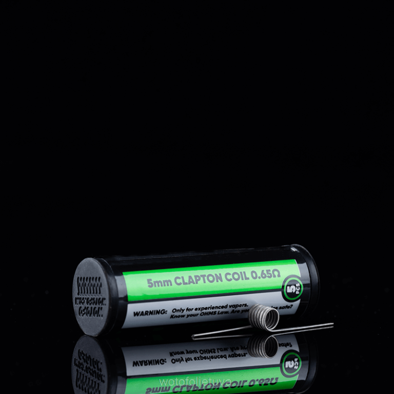 dviejų branduolių lydytas klamptonas 0,65ohm 5mm 5vnt WOTOFO reviews - Wotofo ID iš anksto sukurta ritė AS76T347