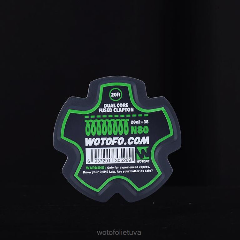 dviejų branduolių lydytas klaptonas - 28*2+38 WOTOFO disposable vape - Wotofo iš anksto pastatyta vielos ritė AS76T345